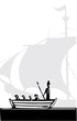 Vector: Whaling Boat Whaling Boat