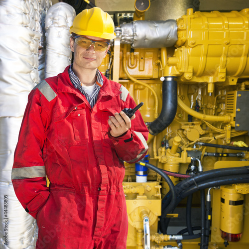 Photo: Engine room engineer Engine room engineer