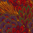 Vector seamless eastern pattern