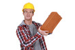 Tile worker with battery