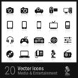 20 Media & Entertainment Icons