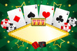 Vektor: Gambling background Gambling background