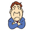 悩みを抱える社長さん