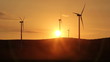 Wind Turbines at sunset