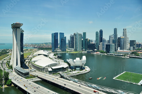 Photo: Singapore from the flyer Singapore from the flyer