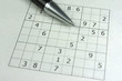 Sudoku, pasatiempo, ocio, bolígrafo