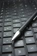 Ordenador portátil, teclado, idea