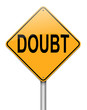 Doubt concept.