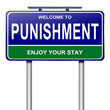 Punishment concept.