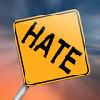 Hate concept.