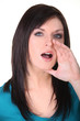 young woman calling someone
