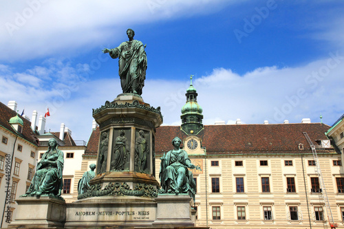 Photo: Statue of Francis II, Holy Roman Emperor in Hofburg - Vienna Statue of Francis II, Holy Roman Emperor in Hofburg - Vienna