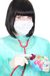 Surgeon taking the pulse of the world