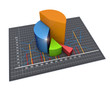 Financial and business chart and graphs