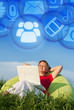 Cloud computing concept