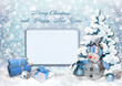 Holidays greeting card.