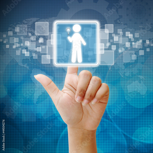 Illustration: Choosing the Right Person employee for business Choosing the Right Person employee for business
