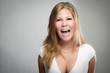 Foto: Vivacious laughing young woman Vivacious laughing young woman
