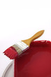 Paint pot and brush