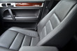 Leather car seat, close up