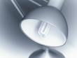 Close up of lamp with compact fluorescent light bulb