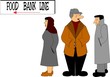 food bank line in todays society