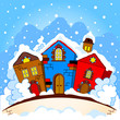 town winter