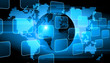 abstract world technology background