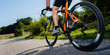 Triathlet auf dem Fahrrad
