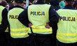 Police action on street