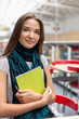Beauty student in campus