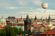 Foto: Prague oldtown with balloon Prague oldtown with balloon