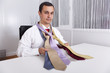 Photo: Choosing the best necktie for a working day Choosing the best necktie for a working day