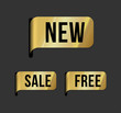 Modern  label – new, sale, free