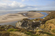 View over estuary in Borth Y Gest, North Wales