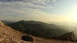 Timelapse sunrise in the mountains. Noviy Svet, Crimea, Ukraine