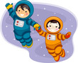 Vector: Space Kids Space Kids