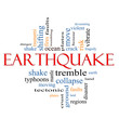 Earthquake Word Cloud Concept