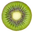 Kiwi isolated on white background with clipping path
