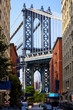 Manhattan Bridge and Empire State Building, New York