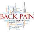 Back Pain Word Cloud Concept