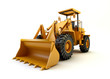 Front end loader isolated on white