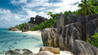 Traumstrand Anse Source D´Argent auf La Digue, Seychellen