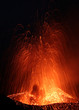 Ascheeruption am Stromboli