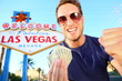 Las Vegas man winning money