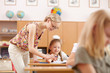 Photo: Teacher at school Teacher at school