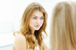 Young woman in cafe