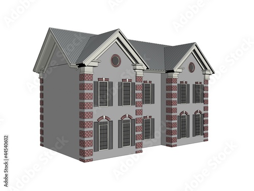 Illustration: house 3d house 3d