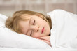 Sweet Dream. A little girl of four years.