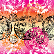 Ethnic grunge pattern